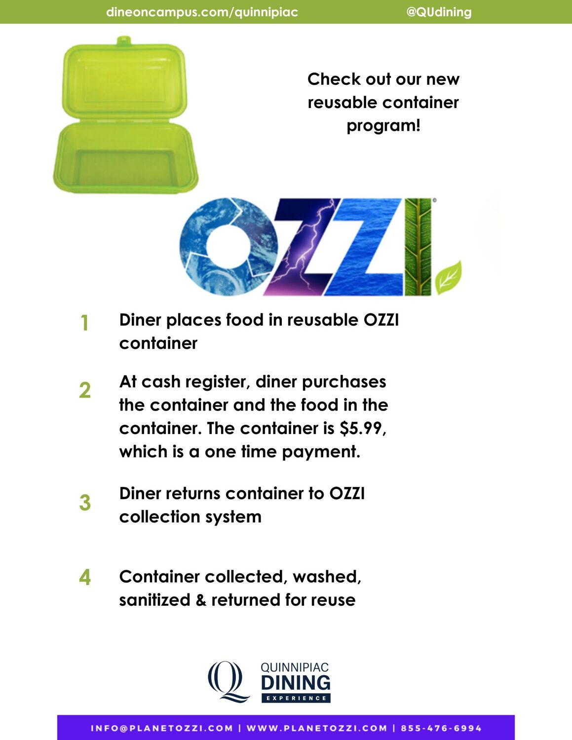 Texas State University all-in on OZZI reusable containers